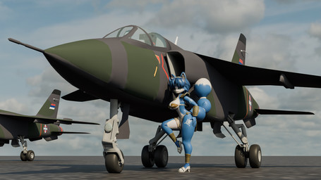 aircraft airplane anthro armor blue_body blue_eyes blue_fur bottomwear breasts clothing female fur hand_on_butt jet looking_at_viewer oraoj22 raised_leg raised_tail rvipvo serbia serbian_flag skirt solo standing tail underwear vehicle foxonmain shadsterwolf_(modeler) nintendo star_fox krystal_(star_fox) canid canine fox mammal 3d_(artwork) digital_media_(artwork) hi_res wallpaper widescreen