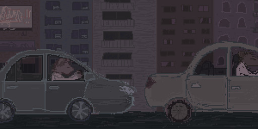 anthro apartment bleak_ambiance car city clothing detailed_background driving eyes_closed group inside_car inside_vehicle male road shirt topwear trio vehicle white_clothing white_shirt white_topwear demensa mammal rodent 2018 digital_media_(artwork) pixel_(artwork)