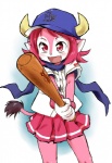 baseball_cap baseball_uniform bovine buffalo_bell cub fangs female gloves hair hat horn konkon mascot nippon_professional_baseball open_mouth orix_buffaloes pink_eyes pink_hair pleated_skirt short_hair skirt smile solo young
Rating: Safe
Score: 8
User: AnacondaRifle
Date: November 24, 2012