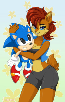 5_fingers acorn anthro black_bottomwear black_clothing black_shorts bottomwear clothing female fingers floral_background flower food fruit grin hedgehog_plushie holding_object holding_plushie looking_at_viewer nut_(fruit) open_mouth open_smile pattern_background plant plushie scut_tail short_tail shorts simple_background smile solo sonic_plushie tail text feneksia octavio-monstero sega sonic_the_hedgehog_(series) sally_acorn ground_squirrel mammal rodent sciurid 2019 artist_name hi_res