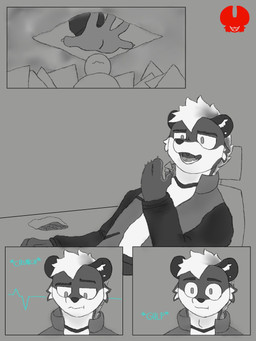 anthro cardiogram chewing death duo gulp_(sound_effect) macro male micro open_mouth piercing size_difference snack solo_focus swallowing teeth thrown_in_mouth tongue tongue_piercing unaware_pred unaware_vore vore ratfucker616 anon dougie_(sugarpunk) mammal mustelid otter 3:4 hi_res