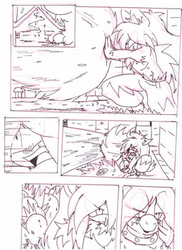 bottomwear building chest_tuft city clothed clothing collar crouching duo explosion female fight fur hair half-closed_eyes long_hair macro male narrowed_eyes open_mouth outside pants short_hair sound_effects studded_collar studs topless tuft unimpressed gunslingeratticus mario_bros nintendo canid canine canis koopa mammal scalie wolf comic hi_res monochrome