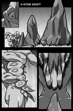4_arms biped detailed_background dialogue duo earth_manipulation elemental_manipulation fight holding_another male mouthless multi_arm multi_limb muscular muscular_humanoid muscular_male pile_driver quadruped smile smirk surprised text cuchuflin nintendo pokemon generation_1_pokemon generation_5_pokemon humanoid machamp pokemon_(species) scolipede 2025 absurd_res comic digital_drawing_(artwork) digital_media_(artwork) english_text greyscale hi_res monochrome