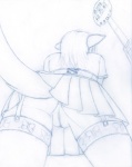 anthro anus bottomless bottomwear bus_stop can clothed clothing container corset female genital_focus genitals legwear lingerie low-angle_view no_underwear pussy pussy_focus simple_background skimpy skirt solo stockings tail text thigh_highs topwear upskirt white_background worm's-eye_view seff_(artist) kloe_kitty domestic_cat felid feline felis mammal japanese_text monochrome sketch traditional_media_(artwork) translation_request