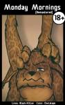 2017 4_toes age_restriction annoyed anthro black-kitten black_border border brother_(lore) brother_and_sister_(lore) brown_body brown_fur collaboration comic cover cover_art cover_page duo english_text feet felid feline female foot_on_head fur hi_res hindpaw lynx male mammal owlalope paws sebastien_(black-kitten) serah_(black-kitten) sibling_(lore) simple_background sister_(lore) solo_focus text title toes twins_(lore)
