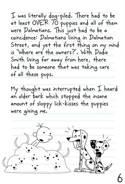 black_spots black_text duo female feral fur male simple_background spots surprised text white_background white_body white_fur white_skin jackcryo 101_dalmatian_street 101_dalmatians diary_of_a_wimpy_kid disney delilah_(101_dalmatians) dylan_(101_dalmatians) greg_heffley canid canine canis dalmatian domestic_dog human mammal hi_res