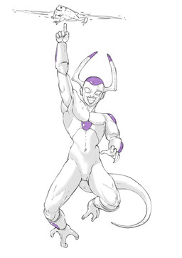 2_horns 5_fingers ambiguous_gender duo featureless_chest featureless_crotch feet feral fingers front_view gesture grin hand_gesture horn levitation looking_at_viewer male multicolored_body muscular muscular_humanoid muscular_male navel not_furry_focus nude open_mouth open_smile pecs pointing pointing_at_another pointing_up purple_body smile solo_focus tail tapering_tail toes two_tone_body white_body 4chan_anon dragon_ball dragon_ball_z frieza alien alien_humanoid amphibian frieza_race frog horned_humanoid humanoid tailed_humanoid 2025 absurd_res digital_drawing_(artwork) digital_media_(artwork) full-length_portrait hi_res portrait shaded soft_shading