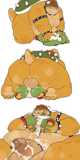 accessory anal anal_oviposition anal_penetration anthro anthro_on_anthro anthro_penetrated anthro_penetrating anthro_penetrating_anthro areola armband backsack ball_size_difference balls balls_deep bareback belly belly_overhang big_balls big_belly big_butt big_dom_small_sub big_penis blush bodily_fluids bracelet butt claws clenched_teeth clothing cock_ring collar cum cum_in_ass cum_inflation cum_inside cum_on_balls cum_on_butt cum_on_partner cum_on_self dominant drooling duo egg egg_in_ass erection eyebrows feet footwear foreskin genital_fluids genitals glans hair holding_character horn huge_balls huge_belly huge_butt huge_penis humanoid_genitalia humanoid_penis inflation jewelry kemono kneeling looking_pleasured love_handles lying male male/male male_penetrated male_penetrating male_penetrating_male moobs musk narrowed_eyes navel nipples non-mammal_balls non-mammal_nipples nude obese obese_anthro obese_male on_back on_front overweight overweight_anthro overweight_male oviposition penetration penile penile_penetration penis penis_accessory penis_in_ass penis_jewelry perineum saliva sex shell shoes simple_background sitting size_difference smaller_penetrated smile soles spiked_armband spiked_bracelet spiked_cock_ring spiked_collar spiked_shell spiked_tail spikes spikes_(anatomy) spread_legs spreading squish sweat tail teeth thick_arms thick_penis thick_thighs thigh_squish unretracted_foreskin vein white_background quanjiang mario_bros nintendo bowser yoshi_(character) green_yoshi koopa scalie yoshi 2025 absurd_res hi_res multiple_scenes