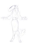 anthro beak biped bottomwear breasts clothing digitigrade female floppy_ears fur looking_at_viewer paws simple_background skirt smile solo standing sweater tail tail_motion tailwag topwear white_background wetchop mythology mira_(wetchop) aracari avian bird felid gryphon hybrid mammal mythological_avian mythological_creature pantherine toucan 2024 blue_and_white digital_media_(artwork) greyscale hi_res monochrome sketch