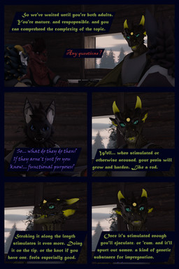anthro arm_warmers armwear blue_body blue_eyes blue_fur clothing dialogue female fur green_body horn male pink_eyes purple_body purple_fur red_body red_fur sex_education shirt tank_top text topwear flauntingfornication european_mythology mythology bat dragon kobold mammal mythological_creature mythological_scalie nardoragon scalie western_dragon wyvern 2:3 3d_(artwork) absurd_res comic digital_media_(artwork) english_text hi_res brother_(lore) daughter_(lore) father_(lore) mother_(lore) parent_(lore) sibling_(lore) sister_(lore) son_(lore)