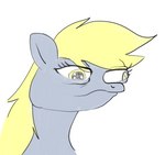 blonde_mane clothing coat cross-eyed derp_eyes eyeliner female feral grey_clothing grey_coat grey_topwear makeup mane neutral_expression simple_background solo topwear wings yellow_eyes friendship_is_magic hasbro my_little_pony mythology apu_apustaja derpy_hooves_(mlp) pepe_the_frog equid equine horse mammal mythological_creature mythological_equine pegasus pony colored meme