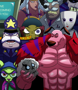 abs anthro bone breasts burglar closed_frown clothed clothed_anthro clothed_female clothed_human clothed_male clothing eyes_closed eyewear female frown glasses group holding_skull knife looking_at_viewer male mask mouth_closed muscular muscular_male open_frown open_mouth pecs skull monkeycheese cartoon_network courage_the_cowardly_dog image_comics invincible_(image_comics) thragg_and_viltrumites_panel basil_(courage_the_cowardly_dog) computer_(courage_the_cowardly_dog) courage_the_cowardly_dog_(character) dr._vindaloo general_horton katz_(courage_the_cowardly_dog) kitty_(courage_the_cowardly_dog) muriel_bagge shirley_the_medium the_hunchback_nowhere thragg_(invincible) beagle canid canine canis chihuahua domestic_dog human humanoid hunting_dog mammal scent_hound toy_dog valkyrie hi_res