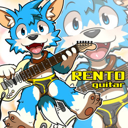 anthro blue_body blue_eyes blue_fur blush briefs bulge clothed clothing electric_guitar fur guitar hair looking_at_viewer male musical_instrument open_mouth pawpads paws playing_guitar playing_music plucked_string_instrument simple_background smile solo string_instrument teeth tongue topless underwear young young_anthro young_male nakayan underwear_festival canid canine canis mammal wolf 1:1 digital_media_(artwork)