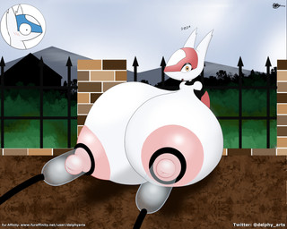 big_breasts big_nipples breasts duo female huge_breasts huge_nipples hyper hyper_breasts machine makeup male mascara milking_machine nipples text delphyarts nintendo pokemon generation_3_pokemon latias latios legendary_pokemon pokemon_(species) absurd_res hi_res url