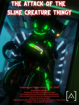 anthro armor biped black_hand black_hands body_hair breastplate c.a.m. chest_fur chest_hair chest_tuft cybernetic_arm cybernetic_hand cybernetic_limb cybernetics digitigrade duo fingers fluffy fluffy_ears fluffy_hair fluffy_neck_fur fur glowing glowing_body glowing_eyes green_body green_eyes grey_body grey_fur grey_hair gun hair handgun logo machine male metal metallic_body military movie_poster multicolored_eyes neck_tuft pistol prosthetic prosthetic_arm prosthetic_hand prosthetic_limb protogen_armor protogen_face protogen_visor protogenized ranged_weapon robotic robotic_arm robotic_hand robotic_limb screen screen_face smile soldier special_forces tail tail_tuft text tuft warrior weapon malikproto nardoiri_(modeler) nukude_(modeler) mythology cane9 yuri_chacal canid canine canis dragon furred_dragon furred_scalie goo_creature jackal mammal mythological_creature mythological_scalie nardoragon protogen scalie 2025 3:4 3d_(artwork) artist_logo artist_name blender_(artwork) colored digital_media_(artwork) english_description english_text hi_res signature watermark male_(lore)