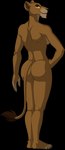 5_toes anthro anthrofied breasts butt feet female humanoid_feet plantigrade rear_view simple_background solo tail toes transparent_background sparksstars disney the_lion_king zira_(the_lion_king) felid lion mammal pantherine absurd_res alpha_channel hi_res