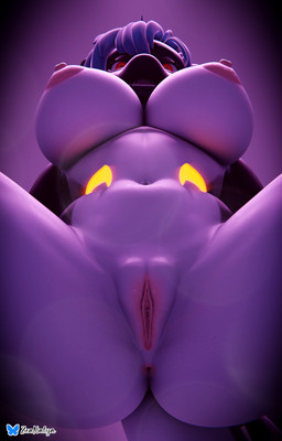 anthro anus big_breasts big_butt blue_hair bodily_fluids breasts butt curvy_figure female first_person_view genital_fluids genitals hair intimate looking_at_viewer low-angle_view multicolored_body nipples non-mammal_breasts non-mammal_nipples nude orange_eyes smile solo spread_legs spreading two_tone_body under_boob vulva rileyarlic_(artist) valorlynz_(modeler) zea_nalya aquatic cetacean dolphin mammal oceanic_dolphin orca toothed_whale 3d_(artwork) absurd_res digital_media_(artwork) hi_res