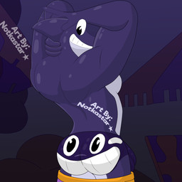 anthro balls_outline bulge butt clothing detailed_bulge genital_outline male mascot outside penis_outline smile solo speedo swimwear underwear conditional_dnp notkastar stoked wipeout_(stoked) aquatic cetacean dolphin mammal oceanic_dolphin orca toothed_whale 1:1