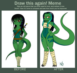 anthro bandage before_and_after black_hair bottomless breasts clawdia_(mekachii) clothed clothing featureless_breasts featureless_crotch female green_belly green_body hair hand_on_hip leg_markings long_hair markings mekachii one_eye_closed red_eyes reverse_countershading scalie smile solo thick_tail wide_hips
Rating: Safe
Score: 1
User: PineappleMan
Date: September 26, 2016 anthro bandage before_and_after black_hair bottomless breasts clawdia_(mekachii) clothed clothing featureless_breasts featureless_crotch female green_belly green_body hair hand_on_hip leg_markings long_hair markings mekachii one_eye_closed red_eyes reverse_countershading scalie smile solo thick_tail wide_hips
Rating: Safe
Score: 1
User: PineappleMan
Date: September 26, 2016