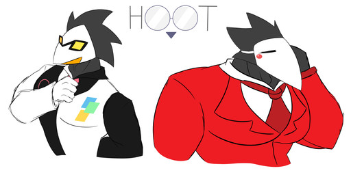 anthro athletic blush butler classy duo elegant eyewear glasses male mask muscular dg254 deltarune undertale_(series) swatch_(deltarune) avian bird darkner swatchling absurd_res hi_res