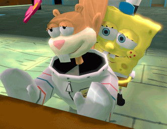 anthro female fur half-closed_eyes male narrowed_eyes pink_nose sponge the_krusty_krab andreygovno nickelodeon spongebob_squarepants sandy_cheeks spongebob_squarepants_(character) aquatic eastern_grey_squirrel grey_squirrel mammal rodent sciurid sea_sponge tree_squirrel 3d_(artwork) 3d_animation animated digital_media_(artwork) low_res