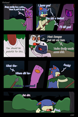 anthro badge biped bodily_fluids cloth dialogue fantasy female forced freckled_face freckles genital_fluids genitals group male penetration penis precum profanity rape semi-anthro sex speech_bubble text vaginal vaginal_penetration vulva vinland nintendo pokemon pokemon_mystery_dungeon spike_chunsoft visionary_(vinland) absol generation_2_pokemon generation_3_pokemon generation_6_pokemon pokemon_(species) quilava skiddo 2:3 absurd_res artist_name comic digital_drawing_(artwork) digital_media_(artwork) english_text hi_res shaded simple_shading story