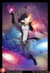 anthro featureless_crotch fur galaxy hair male nude solo text azaleesh rizz mammal digital_media_(artwork) hi_res url