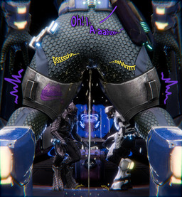 4_fingers ambiguous_gender bodily_fluids clothed clothing dialogue digitigrade embarrassed fingers genital_fluids group inside looking_at_another male omorashi onomatopoeia peeing shaking sound_effects text tremble_spikes trembling trio urine urine_stream watersports weapon wet wet_clothing wetting potatotime chocoscorner_(modeler) halo_(series) microsoft xbox_game_studios arbiter_(halo) rtas_'vadum thel_'vadam alien sangheili 3d_(artwork) absurd_res blender_(artwork) digital_media_(artwork) english_text hi_res watermark