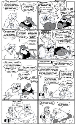 age_difference anthro computer ear_piercing electronics exercise eyewear female glasses group humor laptop male mature_female obese obese_anthro obese_female overweight overweight_anthro overweight_female piercing profanity shocked speech_bubble text trio weightlifting workout swinegarden meatspin janice_(gingerlybreadart) zoe_(gingerlybreadart) common_hippopotamus elephant elephantid equid equine hippopotamid mammal proboscidean zebra 2025 absurd_res comic english_text hi_res sketch trans_(lore) trans_woman_(lore)