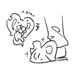 ambiguous_gender big_ears biped bipedal_feral bodily_fluids clothed clothing disembodied_foot duo feet feral fluffy fluffy_tail flying_sweatdrops footwear fur mouthless notched_ear semi-anthro shocked shoes simple_background slippers solo_focus sparkles sweat sweatdrop tail white_background 0olqplo0 kirby_(series) kirby_and_the_forgotten_land nintendo elfilin alien chinchillid human mammal rodent starling_(kirby) 1:1 black_and_white digital_drawing_(artwork) digital_media_(artwork) monochrome male_(lore)