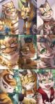 amber_eyes anthro blue_eyes countershading fur green_eyes male outside smile rpbbw nekojishi studio_klondike likulau lin_hu shu-chi clouded_leopard felid feline felis leopard_cat mammal pantherine prionailurus tiger 2017 multiple_images