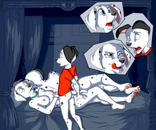 4_toes 5_fingers age_difference anthro anthro_on_anthro areola bed bedroom bedroom_eyes biped black_ears black_nose black_spots blue_collar blue_eyes bodily_fluids bottomless bottomless_anthro bottomless_male breasts caught_in_the_act caught_masturbating circumcised clothed clothing collar collar_only constricted_pupils cum cum_on_breasts cum_on_chest cum_on_face cum_on_tongue duo_focus ejaculating_on_another ejaculation erection eyebrows eyelashes eyes_closed fangs feet female fingers floppy_ears folded_ears fur furniture genital_fluids genitals group humanoid_genitalia humanoid_hands humanoid_penis imminent_sex inside larger_female licking licking_lips looking_at_another lying lying_on_bed male male/female markings masturbation narrowed_eyes nipples nude nude_anthro nude_female nude_male older_female on_back on_bed on_side open_mouth open_smile orgasm pawpads penile penile_masturbation penis plantigrade pupils red_clothing red_shirt red_t-shirt red_tongue red_topwear seductive shirt shirt_only shota size_difference sleeping small_penis small_pupils smaller_male smile spots spotted_body spotted_fur standing surprised t-shirt t-shirt_only tail teeth toes tongue tongue_out topwear topwear_only trio white_body white_fur wide_eyed young young_anthro young_male younger_male zooshi 101_dalmatians disney lucky_(101_dalmatians) perdita pongo canid canine canis dalmatian domestic_dog mammal hi_res father_(lore) father_and_child_(lore) father_and_son_(lore) incest_(lore) mother_(lore) mother_and_child_(lore) mother_and_son_(lore) parent_(lore) parent_and_child_(lore) parent_and_son_(lore) son_(lore)