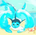 big_butt butt female feral huge_butt hyper hyper_butt solo tail thick_thighs nwopi nintendo pokemon eeveelution generation_1_pokemon pokemon_(species) vaporeon hi_res