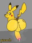 anus aroused backsack balls big_butt big_penis bodily_fluids brown_eyes butt butt_grab cheek_spots dripping ear_markings erection foreskin genital_fluids genitals glans hand_on_butt humanoid_genitalia humanoid_penis leaking_precum looking_at_viewer looking_back male markings musk musk_clouds musky_butt musky_penis penis perineum pink_glans precum precum_drip rear_view red_cheeks semi-anthro solo spread_anus spread_butt spreading tail tail_markings pincoosh nintendo pokemon generation_1_pokemon pikachu pokemon_(species) 3:4