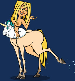 4_fingers alternate_species areola big_breasts black_eyebrows black_hooves blonde_hair breasts brown_areola brown_nipples butt eyebrows female female_taur fingers fur green_eyes hair half-closed_eyes hooves inflatable inner_tube lips long_hair looking_at_viewer narrowed_eyes navel nipple_dip nipples nude nude_female nude_taur on_style orange_lips pointy_nose quadruped shadow simple_background smile smiling_at_viewer solo tail tan_body tan_fur tan_skin taurified teeth toony transparent_background unguligrade water yellow_tail codl european_mythology greek_mythology mythology total_drama bridgette_(total_drama) centaur equid equid_taur humanoid_taur mammal mammal_taur taur 2026 absurd_res alpha_channel hi_res