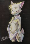 5_fingers adolescent anthro belly_tuft biped black_nose blue_eyes blush cheek_tuft facial_tuft fingers fur hair inner_ear_fluff kemono male nipples one_eye_closed pink_inner_ear smile solo standing tan_body tan_fur tan_hair tuft white_inner_ear_fluff young young_anthro ffjjfjci xiao_hui_(ffjjfjci) canid canine canis domestic_dog mammal 2020 hi_res signature