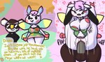 ahegao anthro before_and_after big_breasts bottomwear bouncing_breasts breasts cleavage clothed clothing duo eye_roll female full_nelson insect_wings looking_pleasured male male/female miniskirt penetration skirt tight_clothing tongue tongue_out vaginal vaginal_penetration wide_hips wings klutzatdusk animal_crossing nintendo diana_(animal_crossing) eugene_(animal_crossing) deer fairy koala mammal marsupial vombatiform