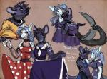 anthro breasts clothed clothing collar duo female fin smile conditional_dnp elvche 20_(skushi) avra_(theabsolbraixen) fish hyena mammal marine shark spotted_hyena 2019 4:3 digital_media_(artwork) hi_res