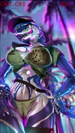 anthro blue_eyes breasts camel_toe female solo teeth tongue tongue_out sdx3 fish humanoid marine shark 2020 3d_(artwork) 3d_animation 9:16 animated digital_media_(artwork) hi_res short_playtime sound webm