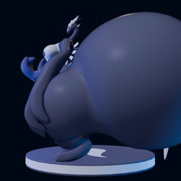 anthro areola big_butt big_hands blue_body breasts butt evil_face female genitals huge_butt huge_thighs hyper hyper_butt hyper_thighs navel nipples pokeball pokemorph red_eyes simple_background solo thick_thighs vulva darkdraketom nintendo pokemon generation_2_pokemon generation_3_pokemon legendary_pokemon pokemon_(species) shadow_lugia shadow_pokemon 1:1 2025 3d_(artwork) animated blender_(artwork) digital_media_(artwork) hi_res no_sound short_playtime turntable_(animation) video