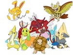 4:3 ambiguous_gender avian azumarill beak biped bird black_body blue_body blue_eyes brown_body brown_fur claws digital_media_(artwork) eeveelution eyes_closed feathered_wings feathers feral fish floating floatzel flower flying fur generation_1_pokemon generation_2_pokemon generation_3_pokemon generation_4_pokemon gigilifup glaceon golem_(pokemon) green_body green_fur green_skin group gyarados hair horn long_ears looking_at_viewer mammal manectric marine meganium multi_tail nintendo noctowl open_mouth plant pokemon pokemon_(species) quadruped red_body red_eyes reptile scalie shiny_pokemon simple_background sky smile smiling_at_viewer standing tail tongue water white_body white_fur wings yellow_body yellow_eyes