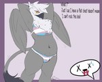 5:4 absurd_res anthro atsumifox avian belly belly_focus bikini bulge clothing english_text flat_chested gallagher_(fursona) gryphon gynomorph hands_behind_head hi_res intersex lgbt_pride mythological_avian mythological_creature mythology navel pride_color_bikini pride_color_clothing pride_color_swimwear pride_colors slightly_chubby small_bulge solo swimwear text trans_(lore) trans_woman_(lore) transgender_pride_colors two-piece_swimsuit wings yellow_sclera