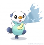 balls genitals male peeing penis simple_background solo spray text water what white_background yellow_nose gasmask_(artist) nintendo pokemon generation_5_pokemon oshawott pokemon_(species) 2010 archived_source url