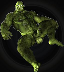 5_toes abs armpit_hair balls biceps body_hair chest_hair empty_eyes erection feet foreskin genitals hairy humanoid_feet humanoid_genitalia humanoid_penis looking_at_viewer male muscular muscular_humanoid muscular_male nipples not_furry partially_retracted_foreskin pecs penis plantigrade pose reclining simple_background solo toes tusks white_eyes bartol humanoid orc 3d_(artwork) digital_media_(artwork)