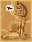 bedroom_eyes bell eyelashes femboy for_a_head heart_symbol looking_away machine male metallic_body narrowed_eyes nude pose seductive solo dogcyberz toontown toontown_corporate_clash toontown_online bellringer_(ttcc) cog_(toontown) humanoid object_head robot robot_humanoid pinup