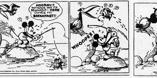 4_fingers ambiguous_gender anthro beak bodily_fluids bottomwear clothed clothing dialogue feral fingers fishing fishing_rod flying_sweatdrops footwear gloves group handwear male open_beak open_mouth outside pants question_mark shoes speech_bubble sweat sweatdrop text trio ub_iwerks walt_disney_(artist) win_smith disney public_domain mickey_mouse avian bird fish mammal marine mouse murid murine pelecaniform pelican rodent 1930 20th_century absurd_res ancient_art black_and_white comic english_text hi_res monochrome