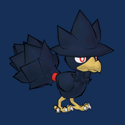 4_toes ambiguous_gender anisodactyl avian_feet beak biped black_tail black_wings claws feather_tuft feathered_wings feathers feet feral folded_wings front_view frown neck_tuft nude pseudo_clothing pupils red_eyes simple_background solo standing tail tail_feathers tail_motion tailwag talons toe_claws toes transparent_background tuft white_claws white_pupils winged_arms wings yellow_beak yellow_body yellow_skin almondfeather nintendo pokemon avian bird corvid generation_2_pokemon murkrow oscine passerine pokemon_(species) 1:1 2017 3d_(artwork) 3d_animation alpha_channel animated digital_media_(artwork) full-length_portrait loop portrait