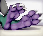 anthro barefoot claws curling_toes feet foot_focus male paws soles solo toe_claws toes muffinvinvin mythology muffin_(muffinvinvin) dragon mythological_creature mythological_scalie scalie absurd_res hi_res