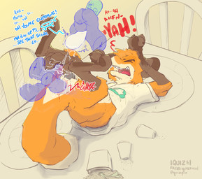 ahegao anal anal_orgasm anal_penetration anal_wink animal_genitalia animal_penis animal_vulva anthro anthro_on_feral anthro_penetrating anthro_penetrating_feral anus backsack balls bestiality bodily_fluids bottomless canine_genitalia canine_penis canine_vulva clothed clothing dining_table disembodied_hand disembodied_penis duo ejaculation erection female female_feral female_orgasm female_penetrated feral feral_penetrated fingering genital_fluids genitals hands-free inside knot knotted_penis looking_pleasured male male/female male_on_feral male_penetrating male_penetrating_female orgasm orgasm_face penetration penile penile_penetration penis piledriver_position quadruped semi-anthro sex sex_toy solo_focus stretched_anus vaginal_fluids vaginal_fluids_on_hand vaginal_squirting vibrator vulva quizzical_(artist) mikayla_(quizzical) canid canine fox mammal red_fox true_fox
