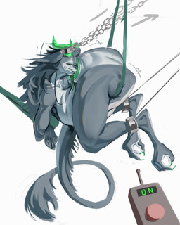 anthro areola autocunnilingus backbend big_breasts bodily_fluids breasts claws contortionism extreme_contortion female female_anthro flexible folded fur genital_fluids genitals green_areola grey_body grey_fur grey_scales huge_breasts masturbation oral oral_masturbation scales sex solo tail thick_thighs vaginal vaginal_fluids vaginal_masturbation vulva wide_hips gyy mythology dragon mythological_creature mythological_scalie reptile scalie 4:5 hi_res